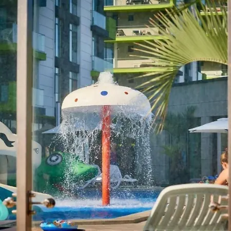 Apartment Aqua Rise & Piscine Restaurants Parking Navodari
