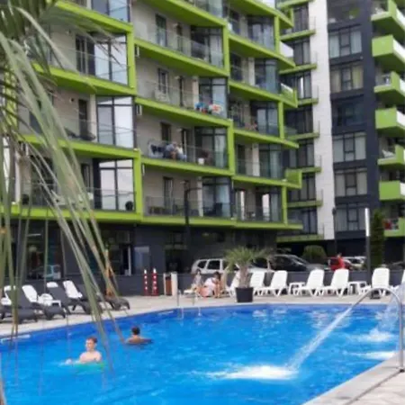 Apartment Aqua Rise & Piscine Restaurants Parking Navodari